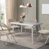 4er Set Klappstühle Gepolstert Khaki – Stabiler Faltstuhl Produktbild-Vorschau 2