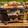 Přenosný litinový gril na dřevěné uhlí Malý litinový rošt Náhled obrázku produktu 5