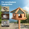 Toboli Vogelfutterhaus 115 cm mit Dreifuß, Vogelhaus aus Produktbild-Vorschau 6