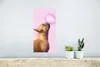 MuchoWow® Poster Hund - Tiere - Kaugummi - Rosa 20x40 cm - Produktbild-Vorschau 5