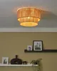 BELIANI Lampa sufitowa naturalna jutowy klosz czarna Podgląd zdjęcia produktu 2
