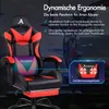 ALFORDSON Gaming-Massagestuhl, Massage-Rennstuhl mit LED, Produktbild-Vorschau 10