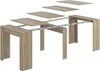 Dmora Consolle Allungabile Abicitren 51x90x78h cm Marrone Anteprima dell’immagine prodotto 1