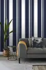 ESTAhome Tapete Streifen Marineblau - 136417 - 53 cm x Produktbild-Vorschau 4