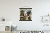 MuchoWow® Textilposter Das Mädchen mit dem Perlenohrring - Produktbild-Vorschau 2