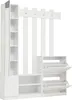 Set guardaroba Sweiko 135x25x180 cm con specchio, armadio Anteprima dell’immagine prodotto 13