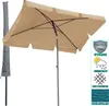 Balkon Sonnenschirm 200x125cm Balkonschirm Rechteckig Produktbild-Vorschau 1
