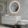 ARTFORMA LED kúpeľňové zrkadlo, okrúhle, 60 cm, bezrámové, Náhľad obrázku produktu 1