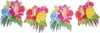 Guirlande d'hibiscus tropicaux 6m Voir les images du produit 1