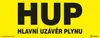 HUP - hlavní uzávěr plynu (210x80 mm) Náhled obrázku produktu 2