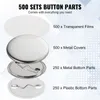 VEVOR Anstecknadeln Button-Teile 32mm 500Stk. für Produktbild-Vorschau 3