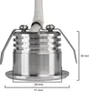 3-er Set LED-Mini-Einbaustrahler | 3 Watt dimmbar | 2700K Produktbild-Vorschau 9