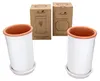 2er Set Weinkühler + Untersetzer weiß lasiert Ø 12.5 cm H Produktbild-Vorschau 3