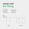 LED Line LED Insteeklamp G4 Helder - 2W 200lm 3000K - Productafbeelding-voorbeeld 5
