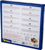 The back of a game box with text and flags in multiple languages, and a small image of the game board and pieces. Podgląd zdjęcia produktu