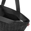 Reisenthel Shopper M, Čierna, Polyester, Plátená taška, Náhľad obrázku produktu 4