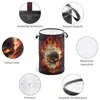 SANILO® Wäschekorb Totenkopf in Flammen Produktbild-Vorschau 2