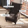 Fotel uszak HOMCOM z podłokietnikami, fotel wypoczynkowy z Podgląd zdjęcia produktu 4
