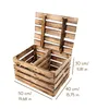 Creative Deco Cassetta in Legno Vintage con Coperchio e una Anteprima dell’immagine prodotto 2