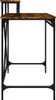 vidaXL Stôl z dymového duba 100x50x90 cm materiál drevo a Náhľad obrázku produktu 6