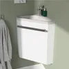 SKINO Eckwaschbecken + Badezimmerschrank Produktbild-Vorschau 6