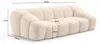 Kaiser Möbel Sofa 3-Sitzer modular, Veloursstoff Bluvel, Produktbild-Vorschau 5