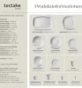 tectake® Kombiservice Salerno für 12 Personen ineinander Produktbild-Vorschau 5