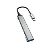 Dudao HUB 4in1 USB-C - 4x USB-A (3 x USB2.0 / USB3.0) 6,3cm Produktbild-Vorschau 1