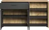 trendteam Wohnen Esteban Sideboard, Anthrazit Melamin  Produktbild-Vorschau 3