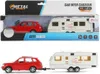 Toi-Toys - Metal World - Spielzeugauto mit Wohnwagen Produktbild-Vorschau 5