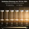 Solar Tischlampe Metall Weiß matt, Touch-dimmbar, Produktbild-Vorschau 4