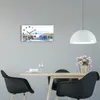 Wanduhr aus Glas – 60x30 cm - Glasbild - Glasuhr - Produktbild-Vorschau 3