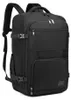 Schwarzer Handgepäck Rucksack Kabinenrucksack 55x40x23 cm – Produktbild-Vorschau 2