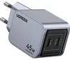 Caricabatterie Ugreen Nexode Pro 45W, 2X Usb-C (grigio) Anteprima dell’immagine prodotto 3