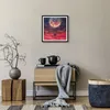 Gerahmtes Poster - Schwarzer Rahmen - Mond Schaukel Frau - Produktbild-Vorschau 7