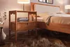 Bett Zola 3 Kernbuche massiv 90x200 mit Polsterkopfteil und Produktbild-Vorschau 6