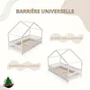 Crazy Pine Lit de maison 90x200 cm - Lit d'enfant en bois Voir les images du produit 6