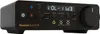 A black external sound card with buttons, a display screen, and a large volume knob. Produktbild-Vorschau