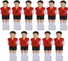 11 Kickerfiguren 16 mm rot-schwarz Komplett Set mit Produktbild-Vorschau 1