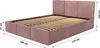 Muralo POLSTERBETT für Schlafzimmer Polsterbett mit Produktbild-Vorschau 2