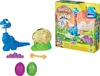 A Play-Doh Dino Crew Bronto toy set is displayed with its packaging. Produktbild-Vorschau