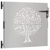 vidaXL Gartentor 85x75 cm Cortenstahl Baum-Design Produktbild-Vorschau 1
