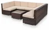 Mucola Lounge Set Polyrattan Gartenmöbel Rattanmöbel Produktbild-Vorschau 8