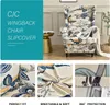 Topchances 2 Piece Wing Chair Cover, kryty židlí Wing Chair Náhled obrázku produktu 2