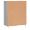 The Living Store Sideboard Grau Sonoma 69,5x34x90 cm Produktbild-Vorschau 8