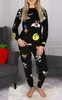 Looney Melodies Damen Schlafanzug schwarz, Schlafanzug mit Produktbild-Vorschau 2