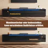 Meuble TV SONNI noir brillant 180 x 35 x 30 cm, équipé Voir les images du produit 11