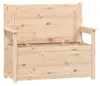 vidaXL Banc 112,5x51,5x96,5 cm Pin massif Voir les images du produit 3