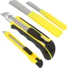 com-four® 2x Cuttermesser mit Ersatzklingen - Teppichmesser Produktbild-Vorschau 1
