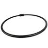 Alu Ringstange Schwarz Matt Rund Ø 80 cm Duschvorhangstange Produktbild-Vorschau 2